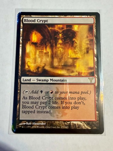 Mtg blood crypt dissension - mtg,