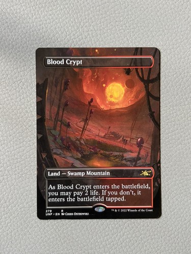 Mtg blood crypt borderless - blood,