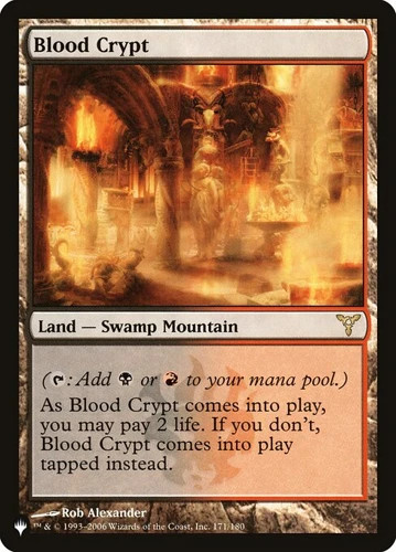 Blood crypt the list mtg - crypt,