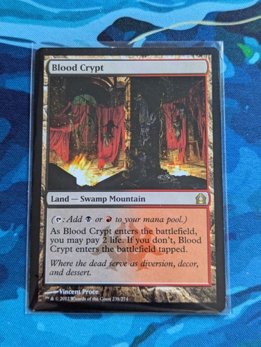 Mtg blood crypt return - mtg, nm