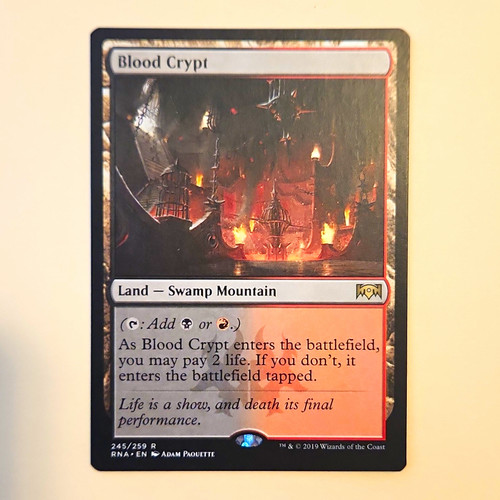Mtg blood crypt ravnica - mtg, lp