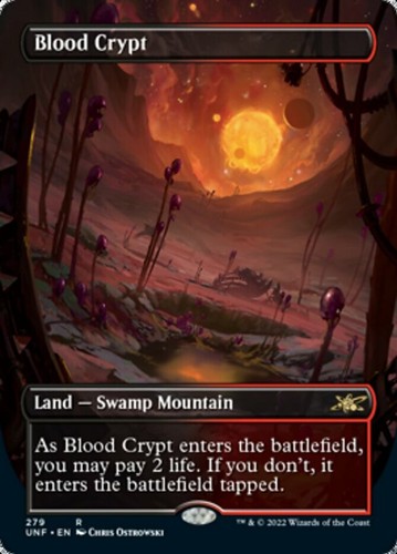 Mtg blood crypt borderless - blood,