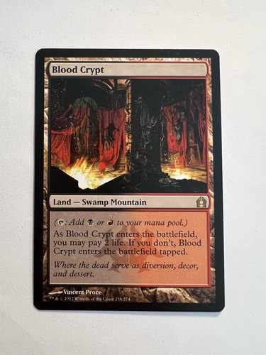 Blood crypt mtg return - mtg, to