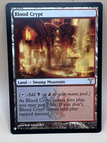 Mtg blood crypt leggermente - crypt, x1