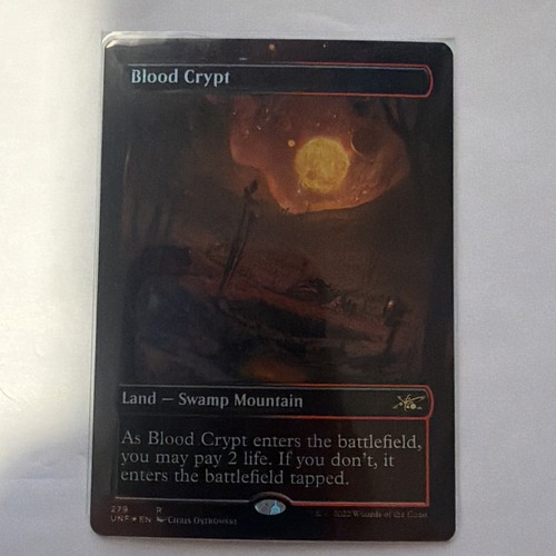 Blood crypt borderless foil - blood,