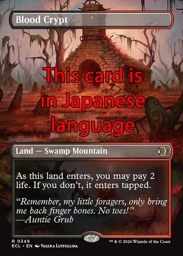 Mtg blood crypt 349 - mtg,