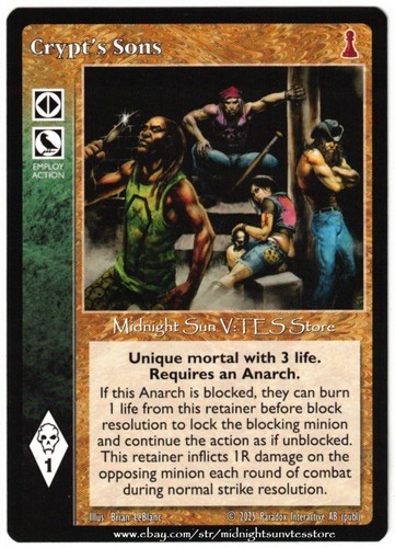 Crypt sons new blood - crypt's,