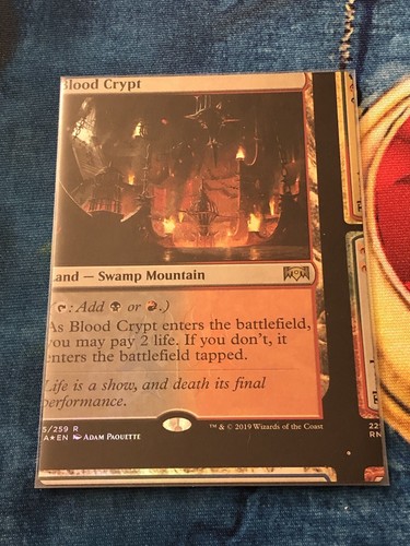 Blood crypt miscut foil - blood,