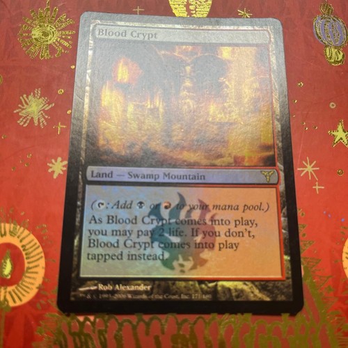Mtg blood crypt - blood, foil